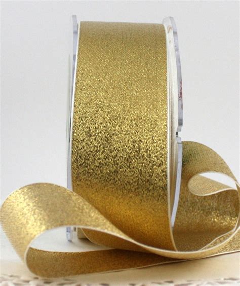 metallic fabric ribbon|wide metallic ribbon.